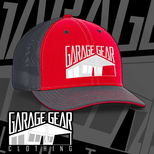 Garage Gear Fitted Mesh Logo Hats