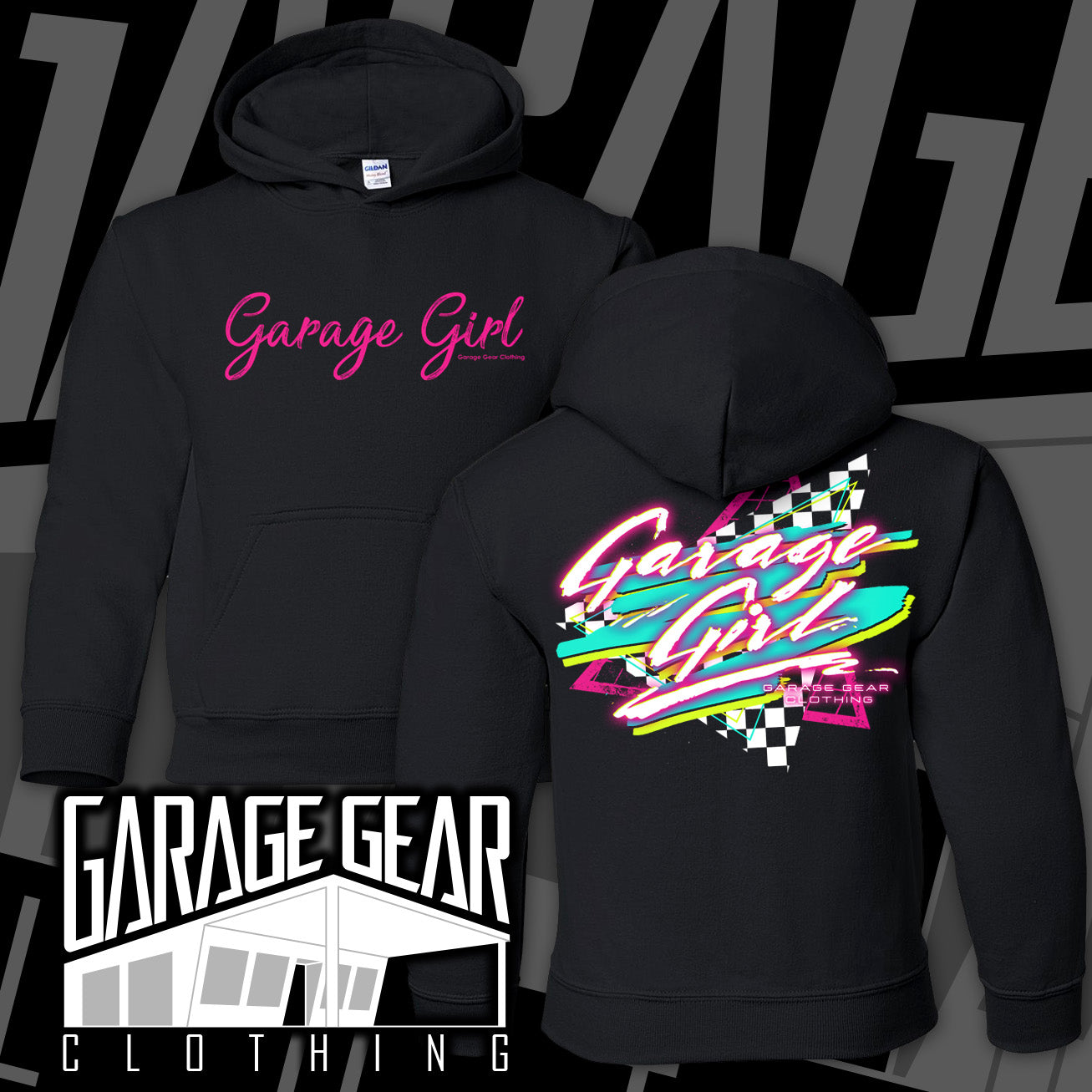 80's Garage Girl Hoodie