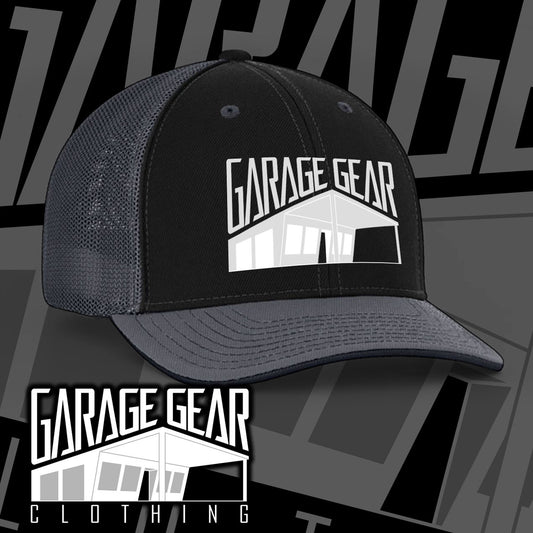 Garage Gear Fitted Mesh Logo Hats